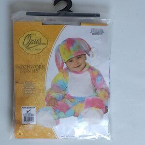 RUBIE'S OPUS COLLECTION PATCHWORK BUNNY Baby Costume 6-12 Months BNIP